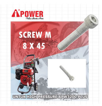 SCREW M 8X45